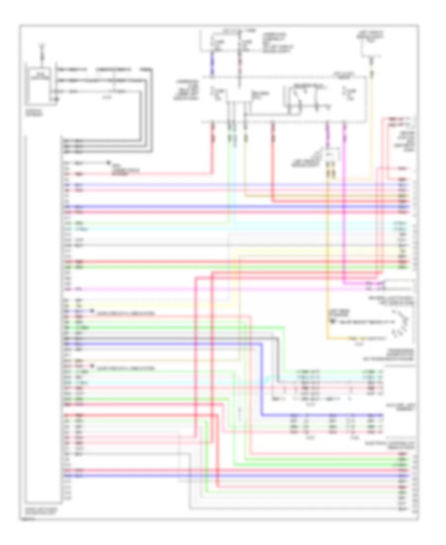 Base Radio Wiring Diagram 1 of 2 for Honda CR V EX 2013