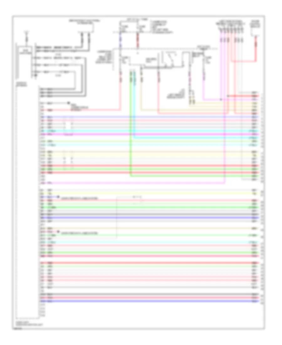 Premium Radio Wiring Diagram without Navigation 1 of 4 for Honda CR V EX 2013