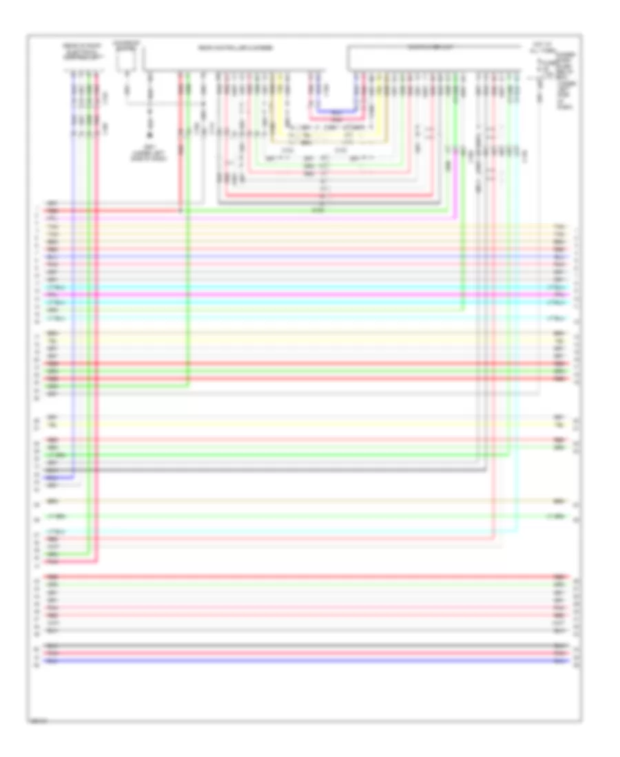 Premium Radio Wiring Diagram, without Navigation (2 of 4) for Honda CR-V EX 2013