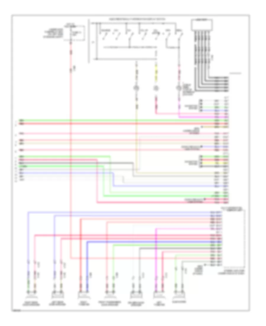 Premium Radio Wiring Diagram without Navigation 4 of 4 for Honda CR V EX 2013