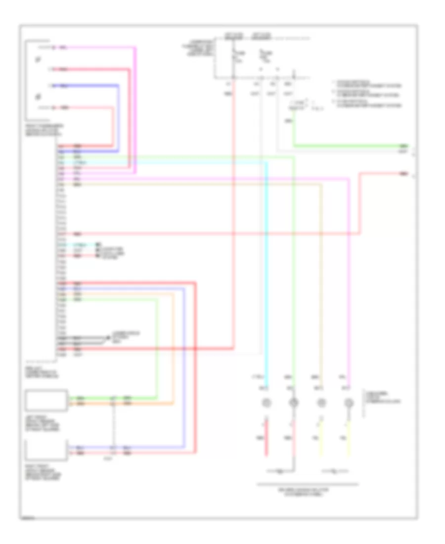 Supplemental Restraints Wiring Diagram 1 of 4 for Honda CR V EX 2013