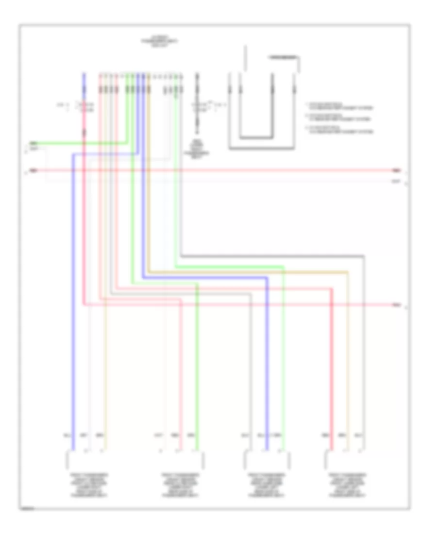 Supplemental Restraints Wiring Diagram (2 of 4) for Honda CR-V EX 2013