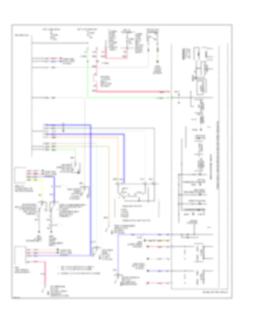 Chime Wiring Diagram for Honda CR V EX 2013