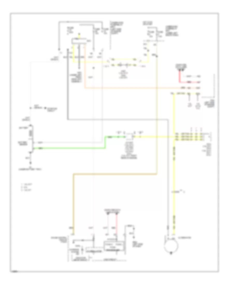 1.8L, Charging Wiring Diagram for Honda Civic HF 2014