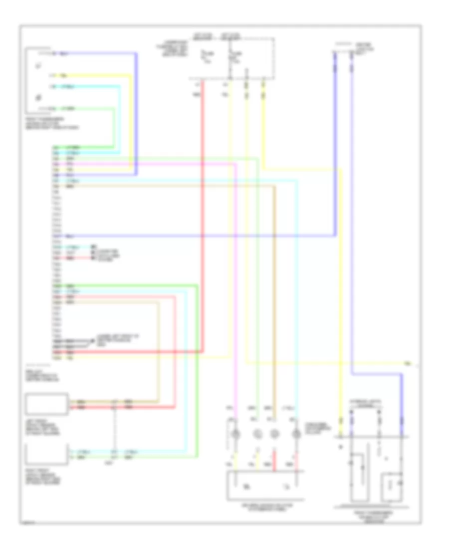 Supplemental Restraints Wiring Diagram Except Hybrid Coupe 1 of 3 for Honda Civic HF 2014
