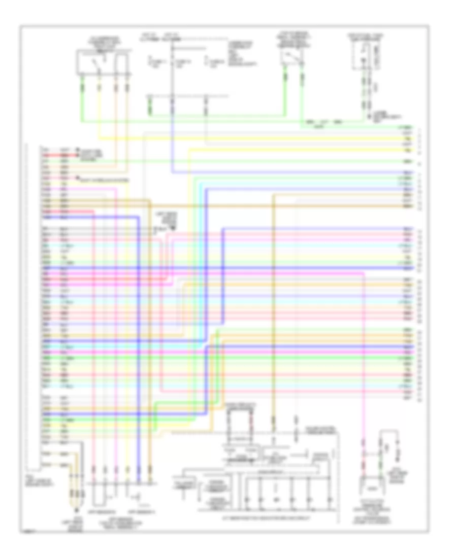 Transmission Wiring Diagram, Hybrid (1 of 3) for Honda Civic HF 2014