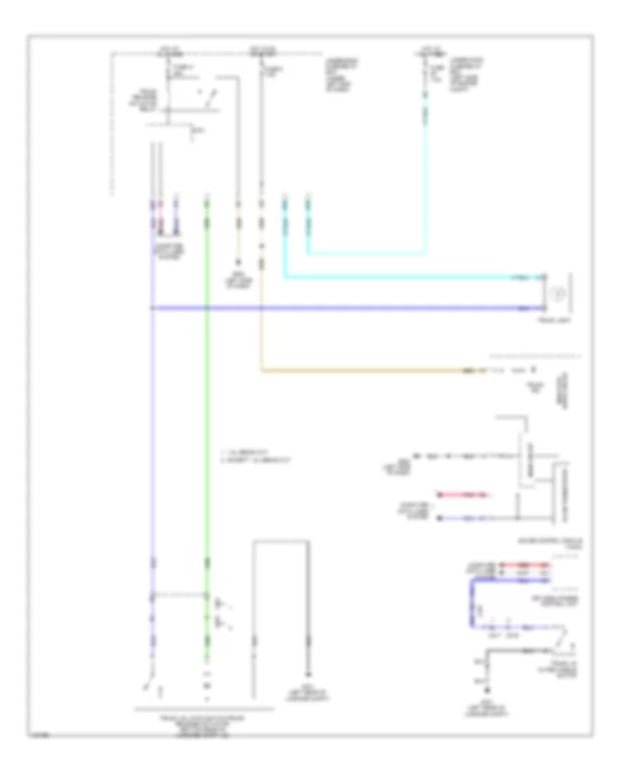 Trunk Release Wiring Diagram Except Hybrid for Honda Civic HF 2014