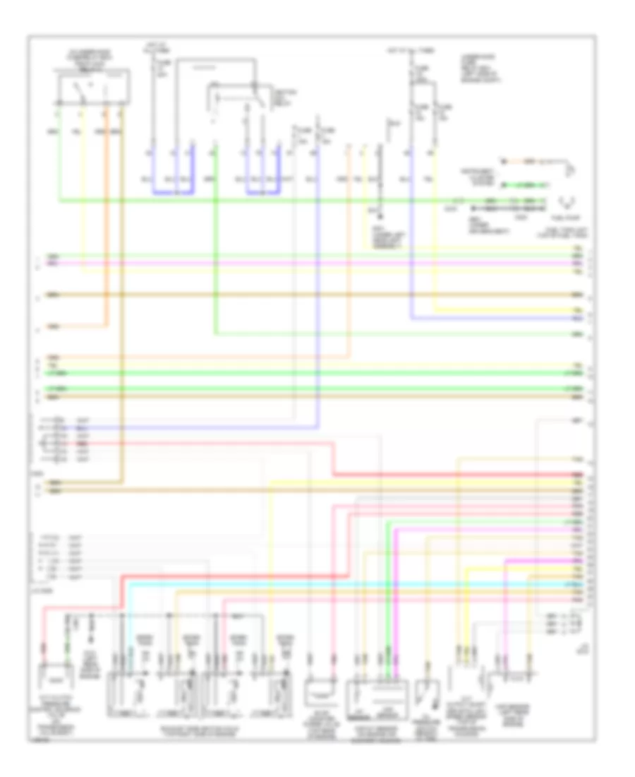 1 5L Hybrid Engine Controls Wiring Diagram 2 of 5 for Honda Civic HF 2014