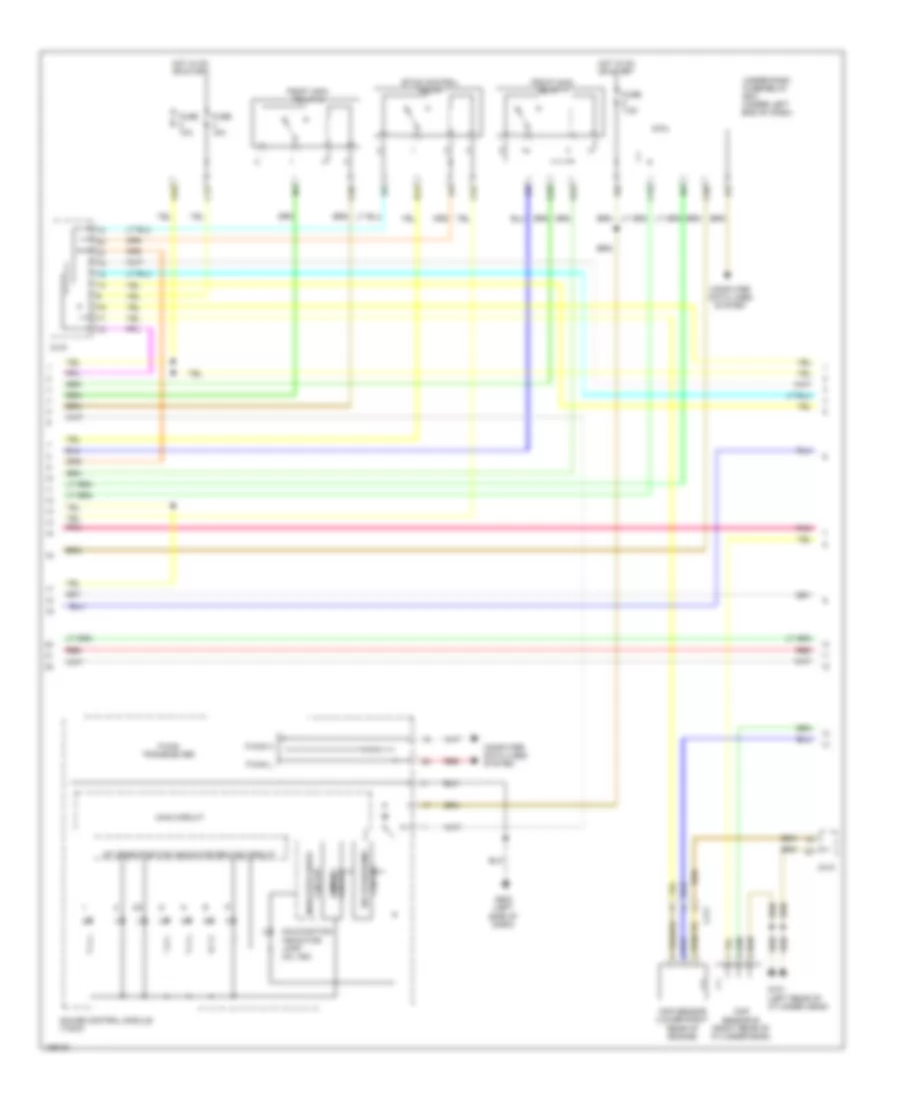 2.4L, Engine Performance Wiring Diagram (4 of 5) for Honda Civic HF 2014