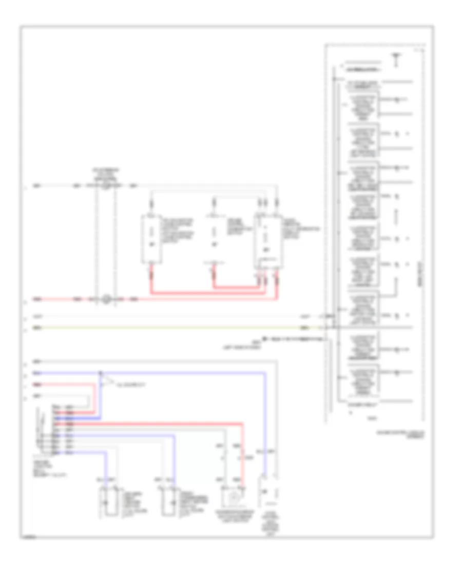 Instrument Illumination Wiring Diagram Except Hybrid 3 of 3 for Honda Civic HF 2014