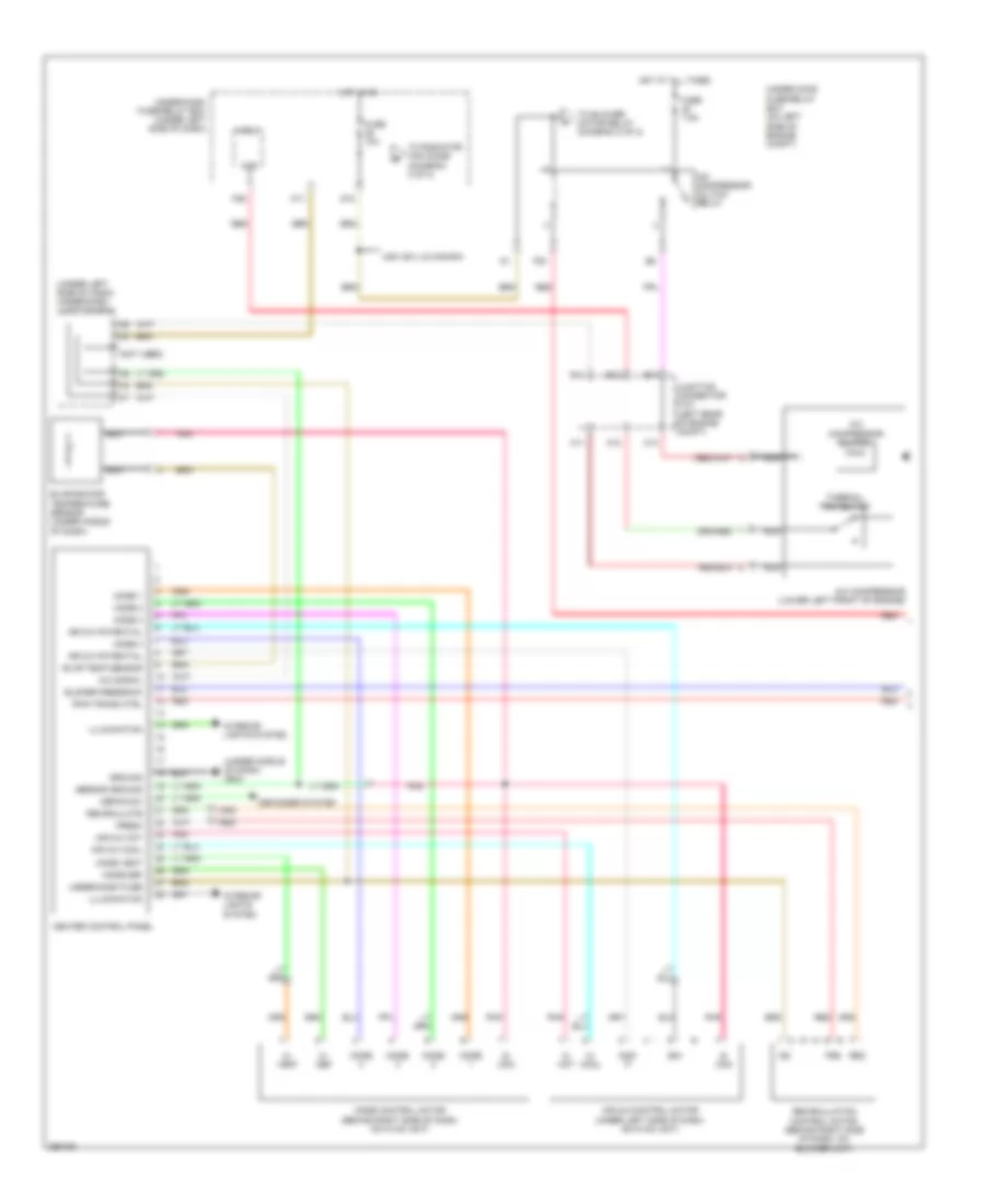 Automatic AC Wiring Diagram (1 of 2) for Honda CR-V EX 2007