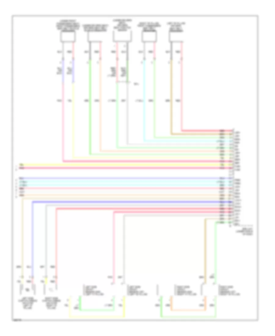 Supplemental Restraints Wiring Diagram (4 of 4) for Honda CR-V EX 2007