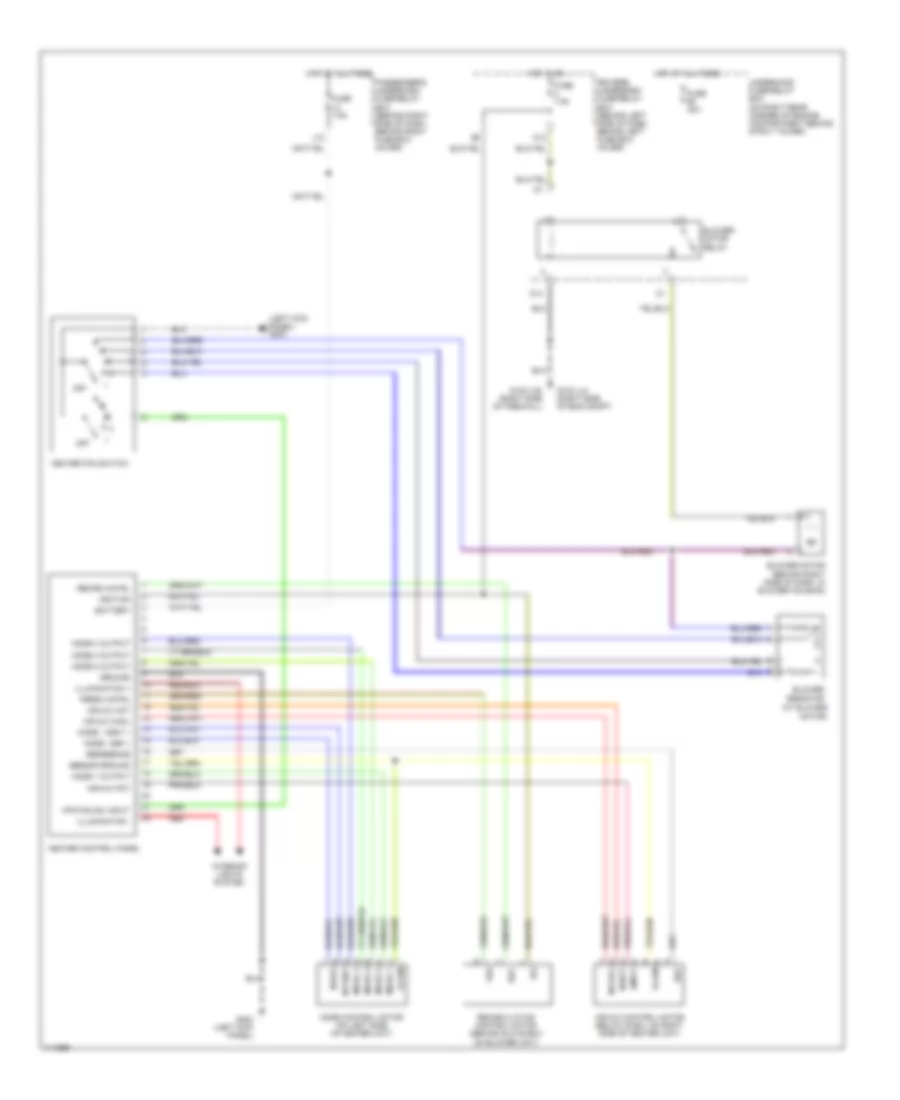 Heater Wiring Diagram for Honda Accord DX 2001