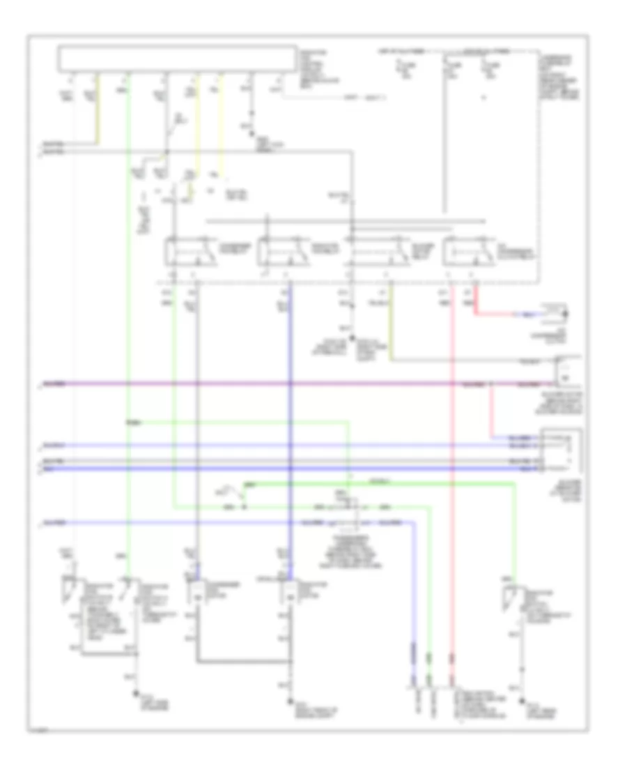 Manual A C Wiring Diagram 2 of 2 for Honda Accord DX 2001