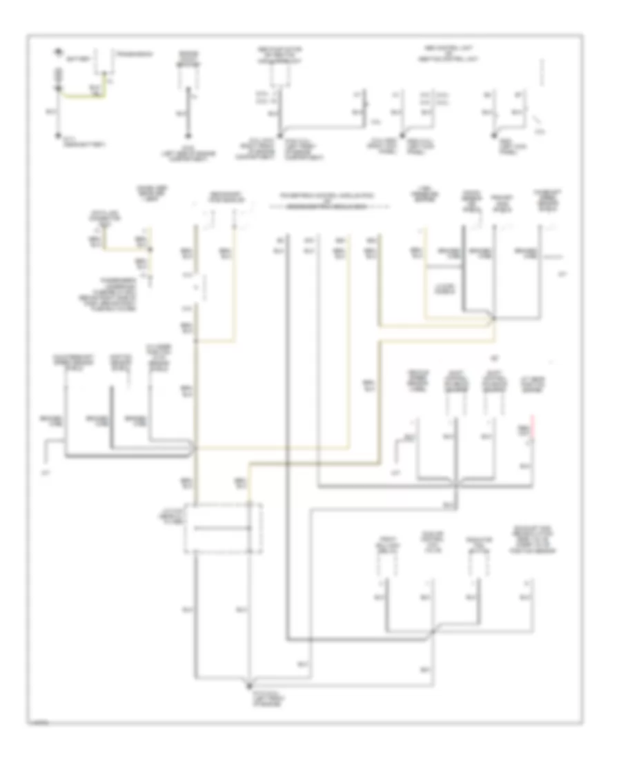 Ground Distribution Wiring Diagram 1 of 6 for Honda Accord DX 2001