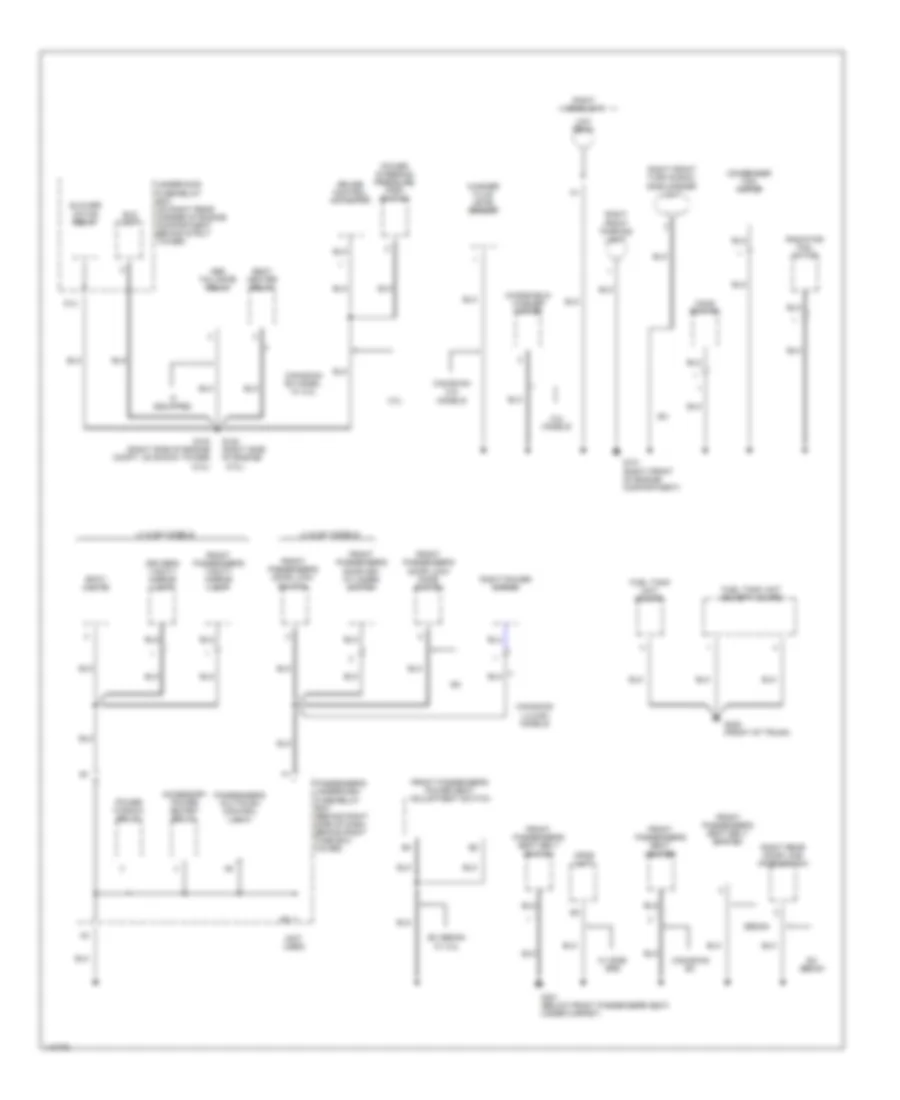 Ground Distribution Wiring Diagram 5 of 6 for Honda Accord DX 2001