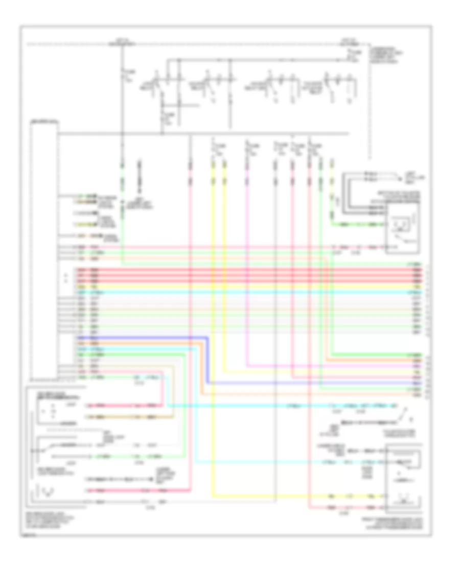 Forced Entry Wiring Diagram 1 of 2 for Honda CR V LX 2013