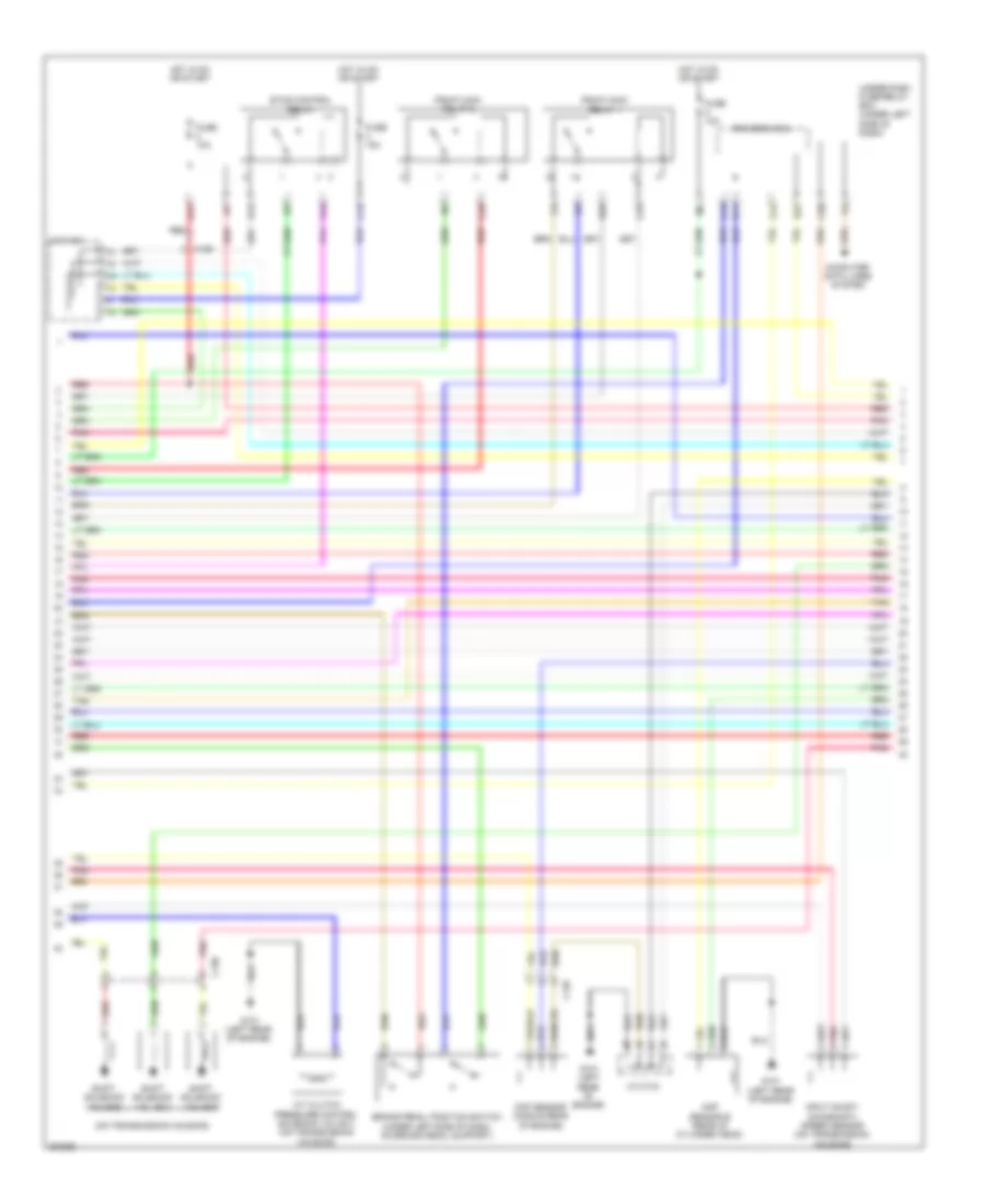 2.4L, Engine Performance Wiring Diagram (4 of 5) for Honda CR-V LX 2013