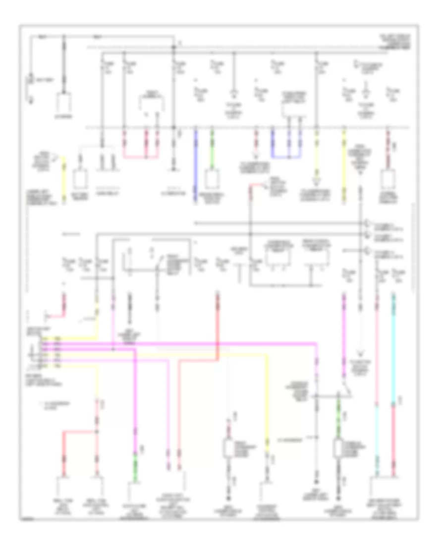 Power Distribution Wiring Diagram 1 of 4 for Honda CR V LX 2013