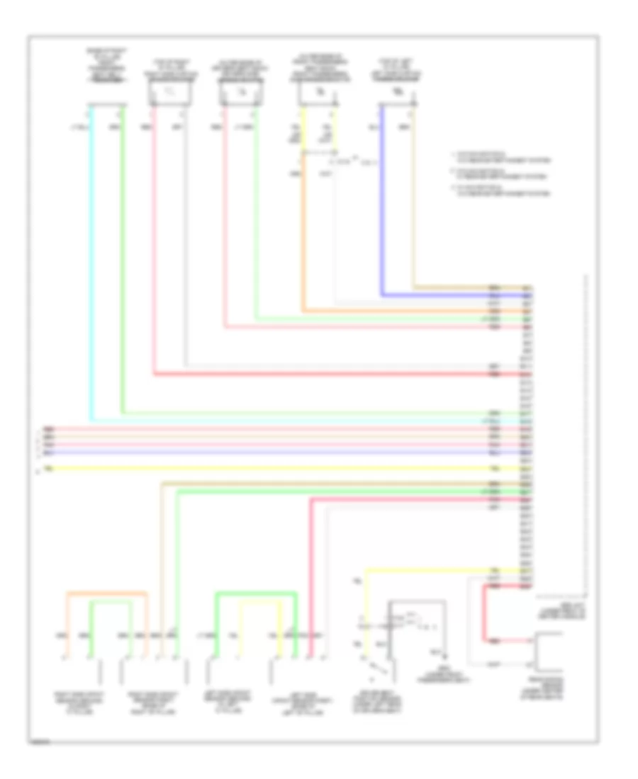 Supplemental Restraints Wiring Diagram (4 of 4) for Honda CR-V LX 2013