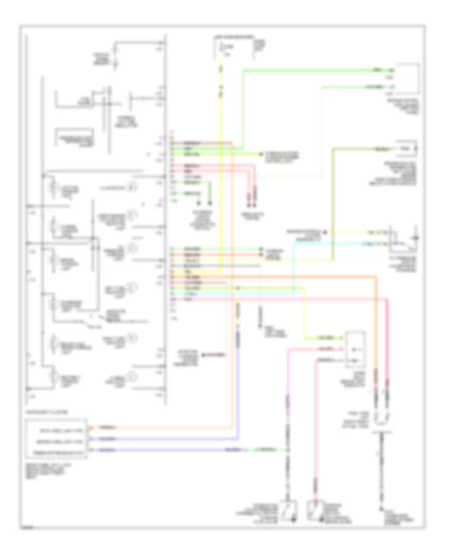 2 6L Instrument Cluster Wiring Diagram for Honda Passport EX 1994