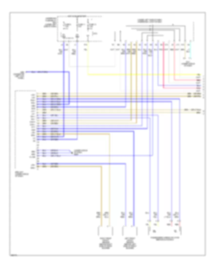 Supplemental Restraints Wiring Diagram 1 of 4 for Honda CR V LX 2007