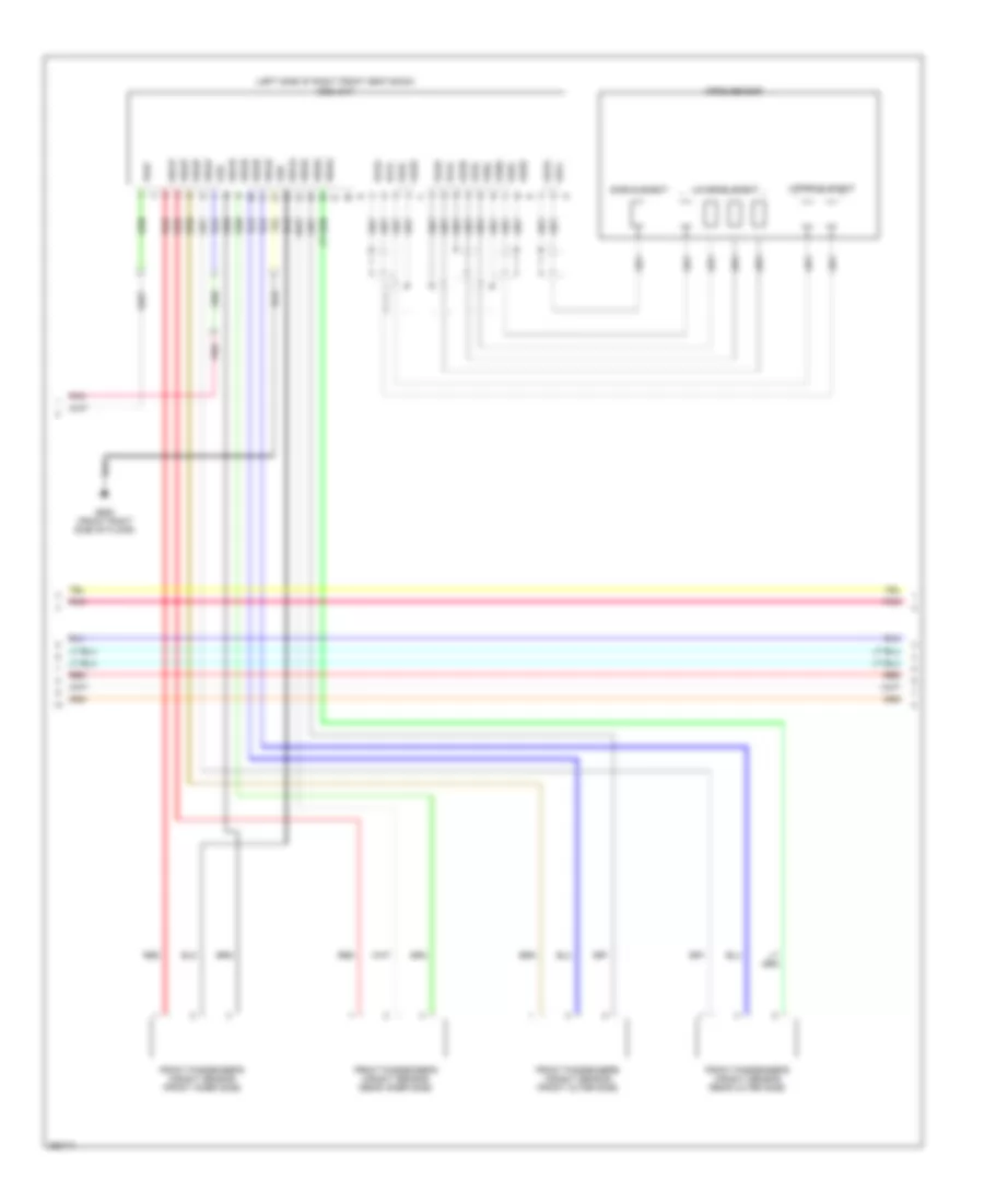 Supplemental Restraints Wiring Diagram (3 of 4) for Honda CR-V LX 2007