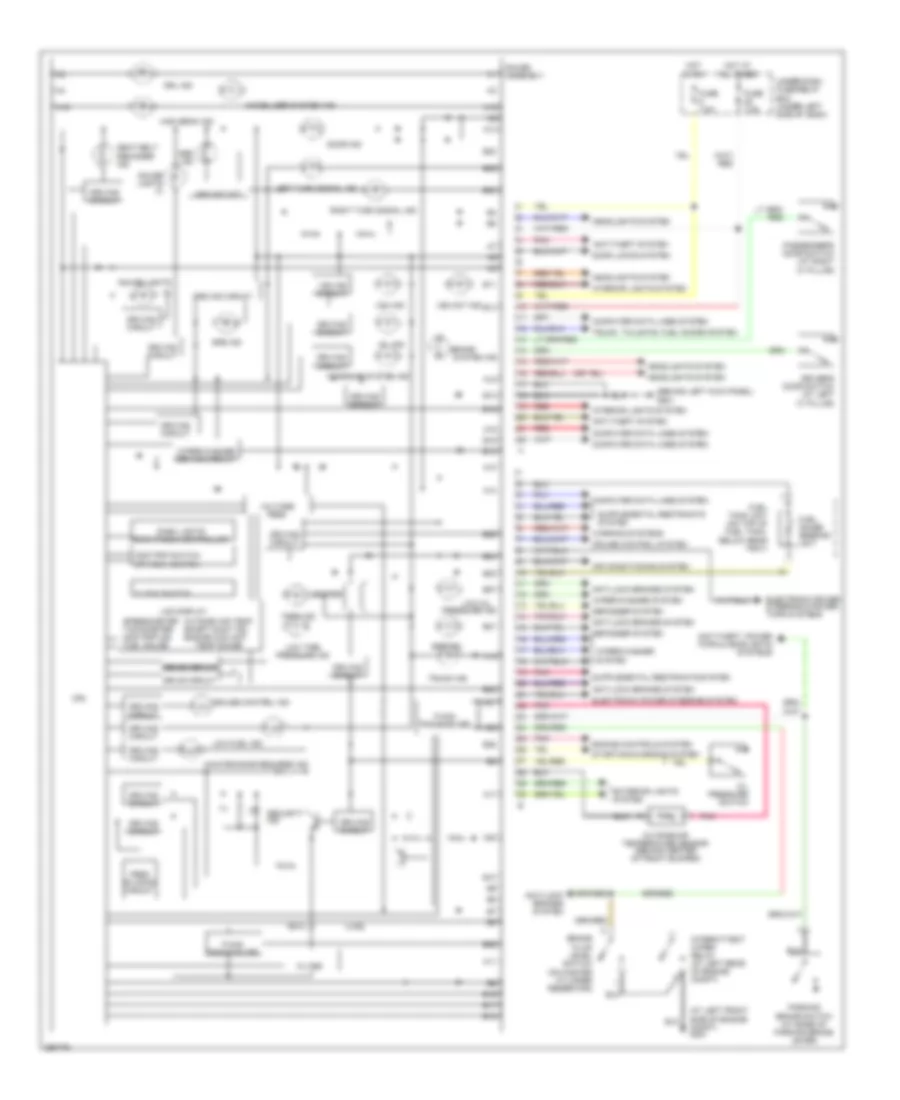 Instrument Cluster Wiring Diagram for Honda S2008 2000