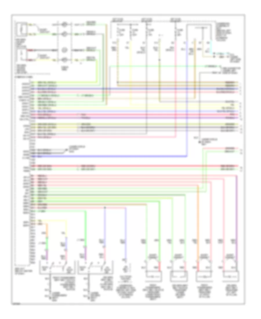 Supplemental Restraints Wiring Diagram 1 of 3 for Honda CR V LX 2005
