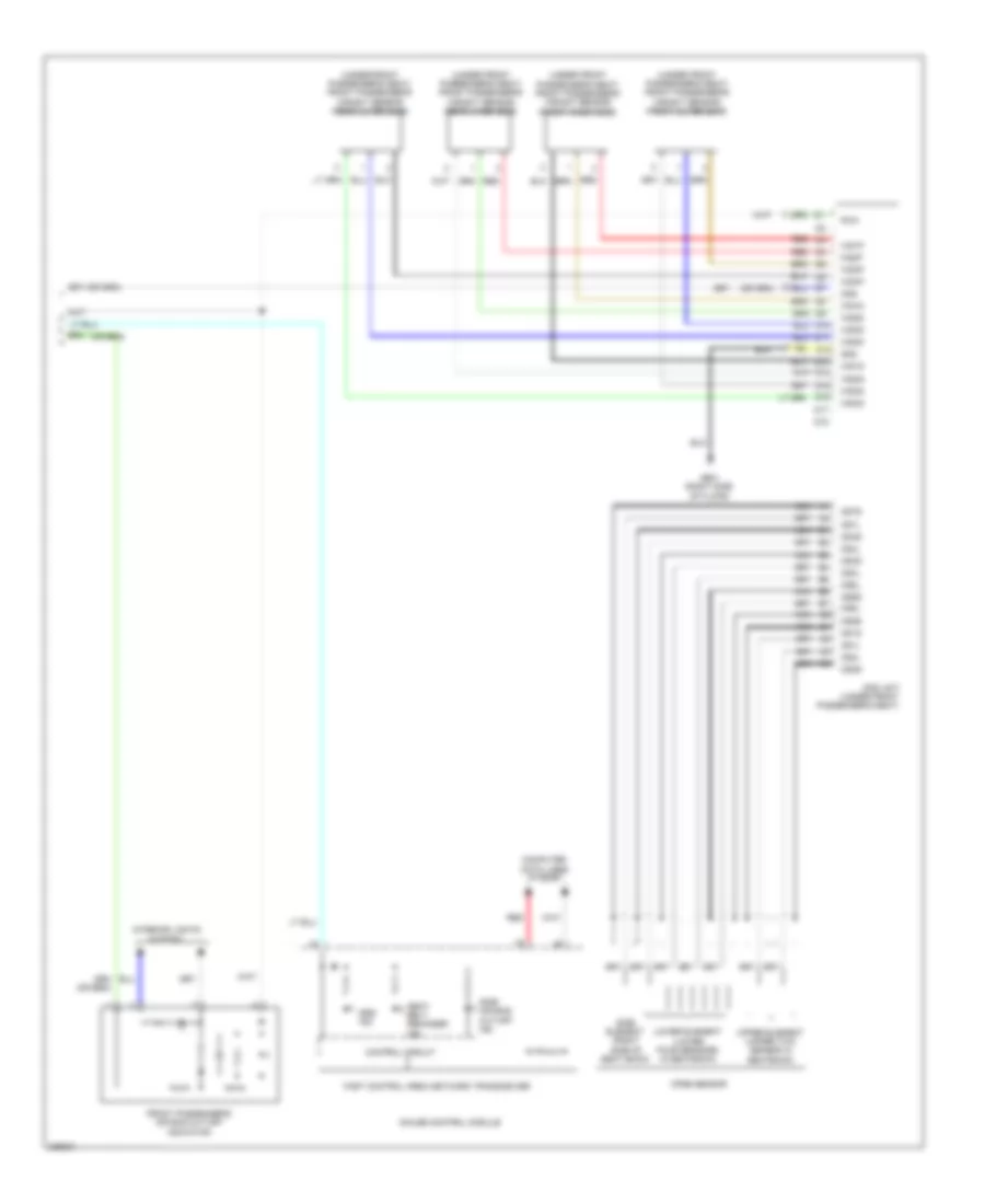 Supplemental Restraints Wiring Diagram (3 of 3) for Honda Insight EX 2010