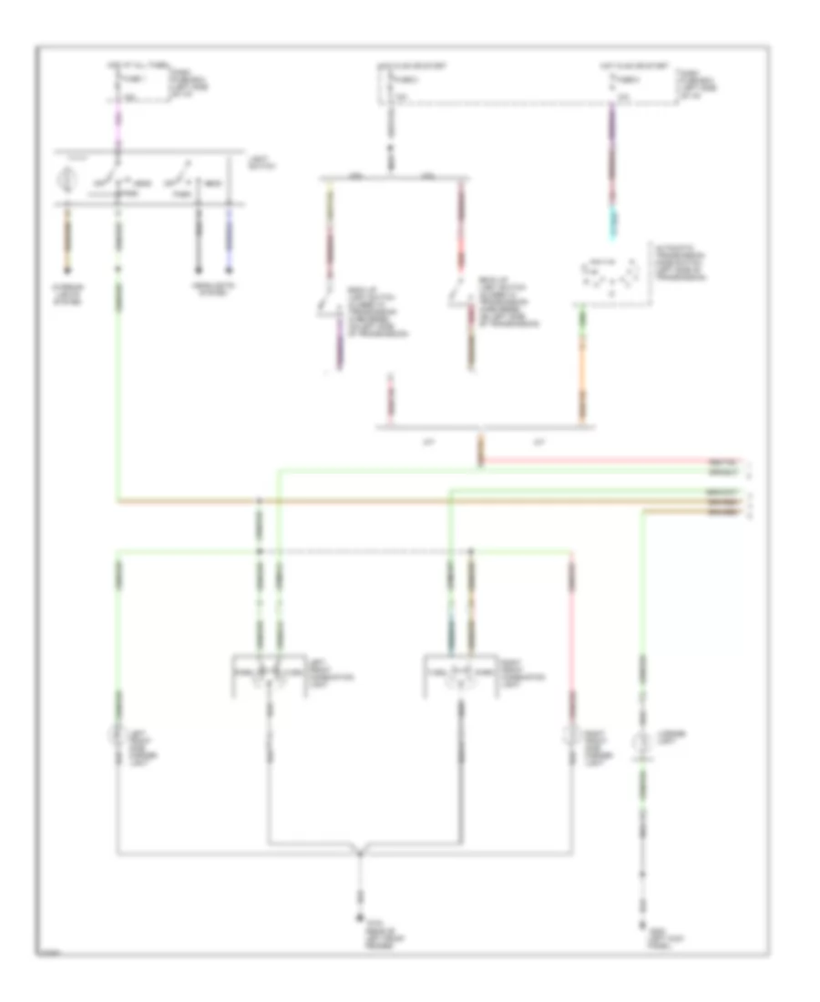 Exterior Light Wiring Diagram 1 of 2 for Honda Passport LX 1994