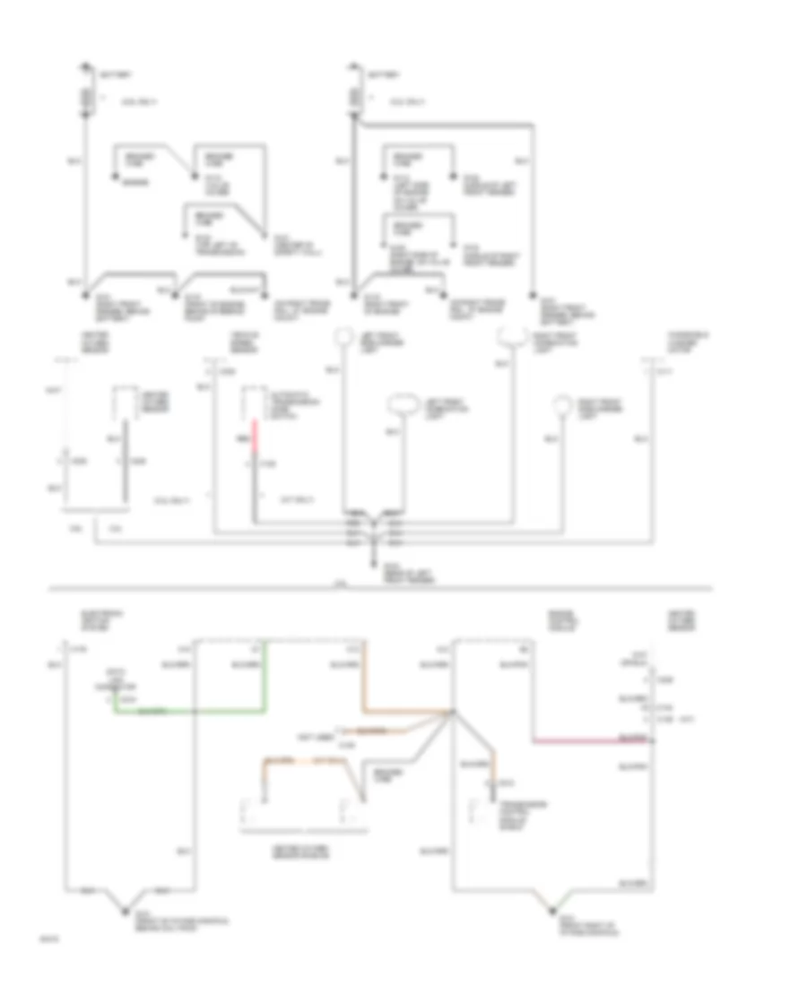 Ground Distribution Wiring Diagram 1 of 4 for Honda Passport LX 1994