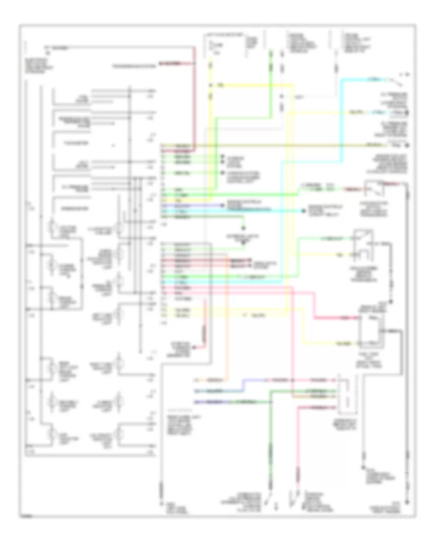 3 2L Instrument Cluster Wiring Diagram for Honda Passport LX 1994