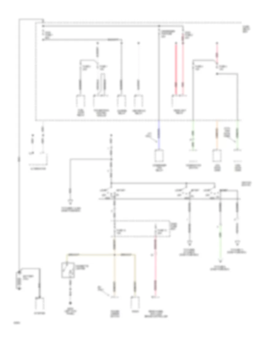 Power Distribution Wiring Diagram 1 of 5 for Honda Passport LX 1994