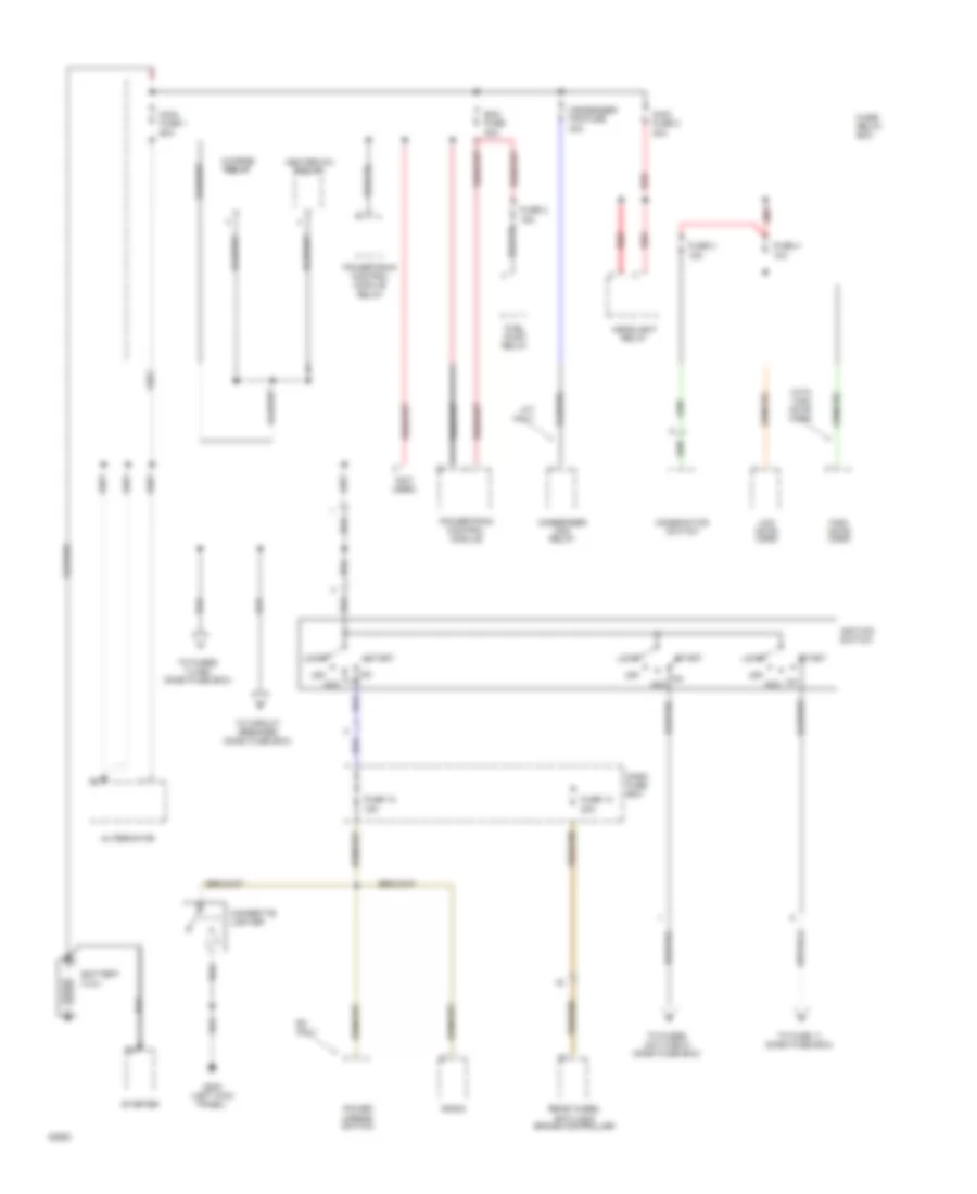 Power Distribution Wiring Diagram 2 of 5 for Honda Passport LX 1994