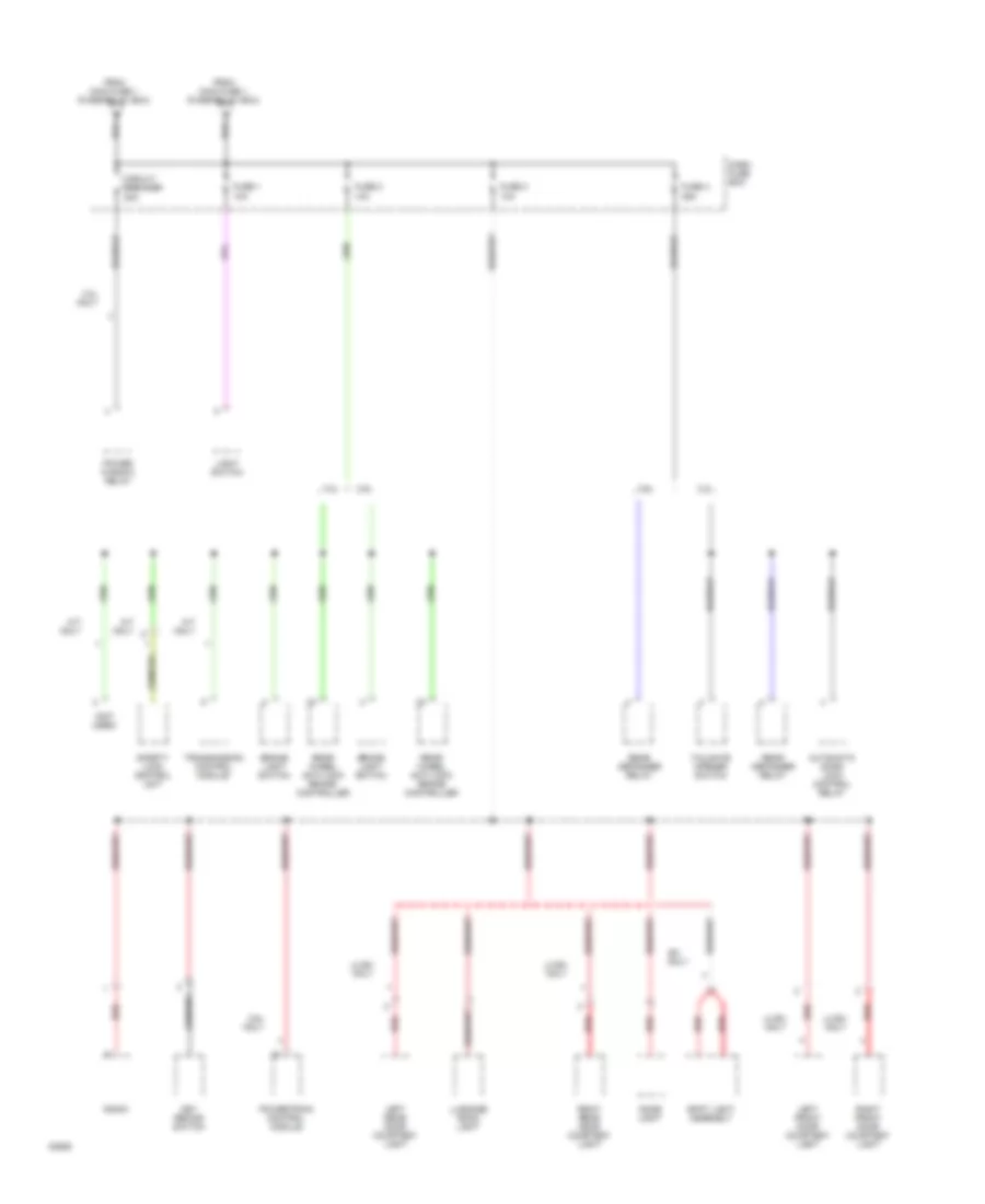 Power Distribution Wiring Diagram 3 of 5 for Honda Passport LX 1994