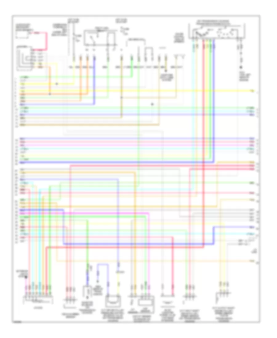 Transmission Wiring Diagram, Hybrid (2 of 3) for Honda Civic LX 2012