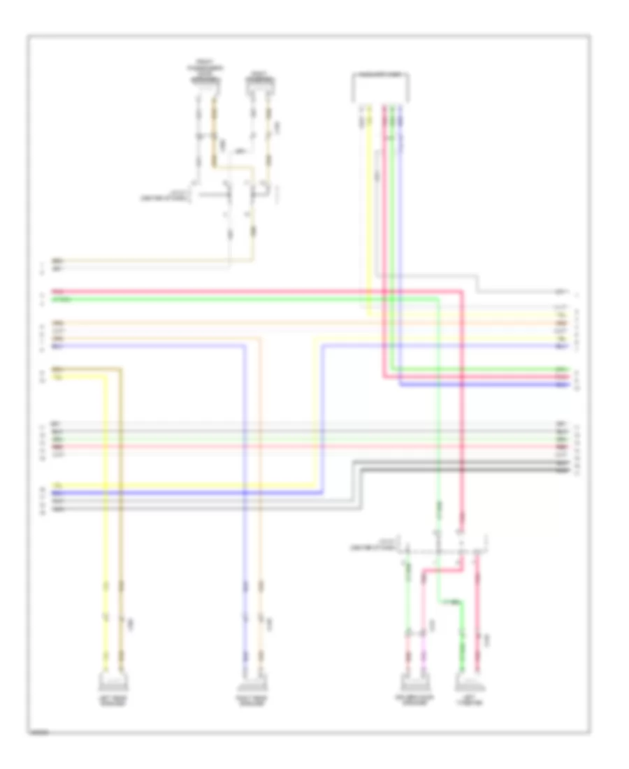 Navigation Wiring Diagram, Base Hybrid (2 of 4) for Honda Civic LX 2012