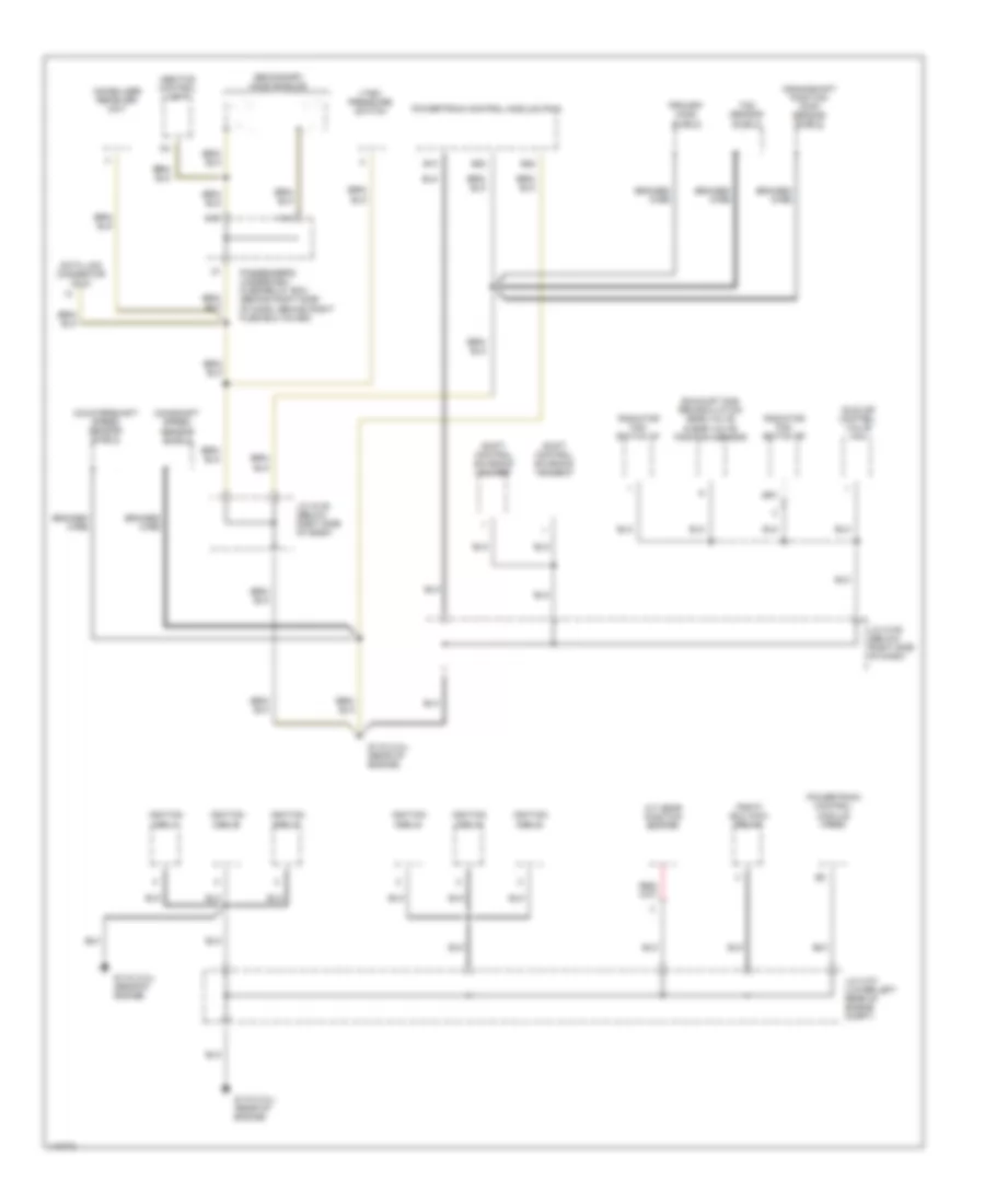 Ground Distribution Wiring Diagram 2 of 6 for Honda Accord EX 2001