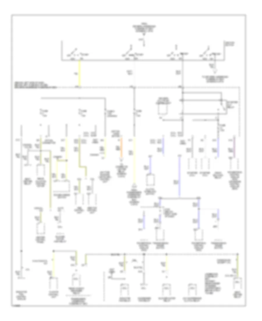 Power Distribution Wiring Diagram (4 of 6) for Honda Accord EX 2001