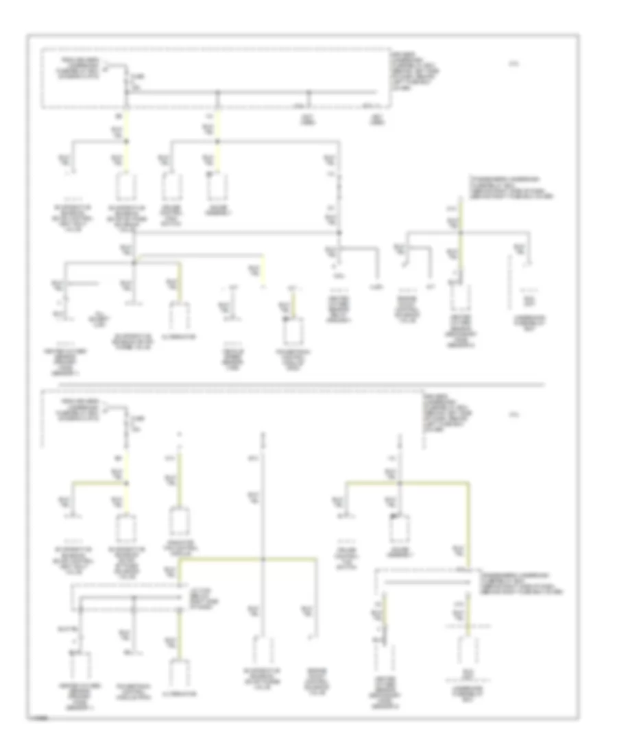 Power Distribution Wiring Diagram (6 of 6) for Honda Accord EX 2001