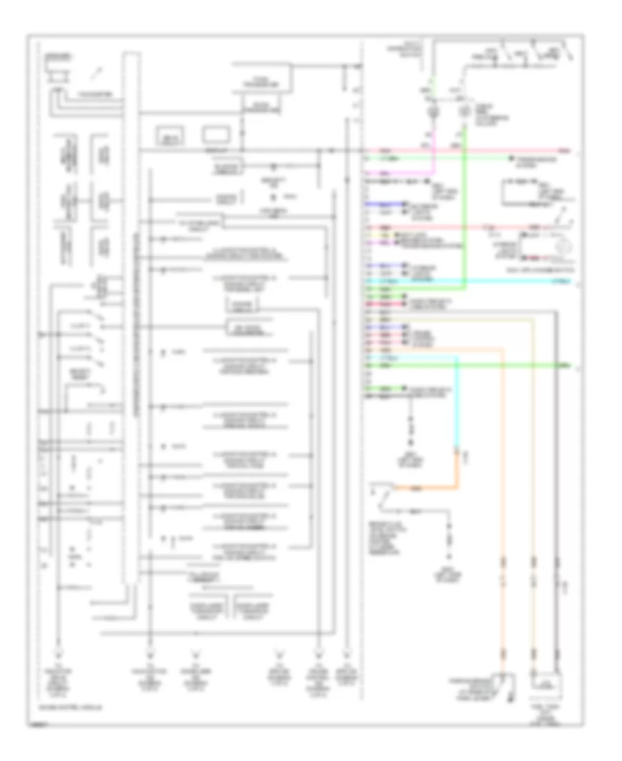 Instrument Cluster Wiring Diagram 1 of 2 for Honda CR Z 2013