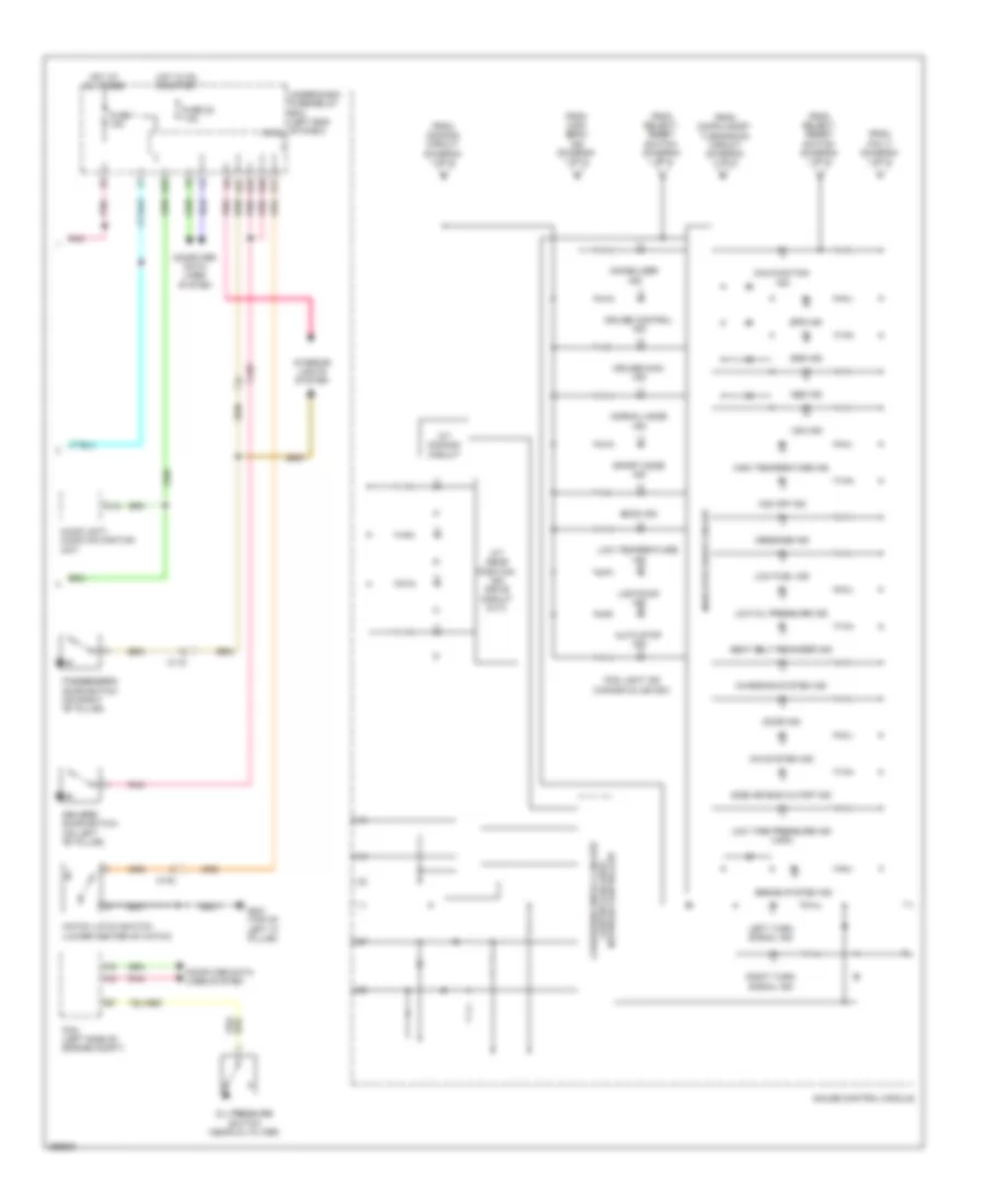 Instrument Cluster Wiring Diagram 2 of 2 for Honda CR Z 2013