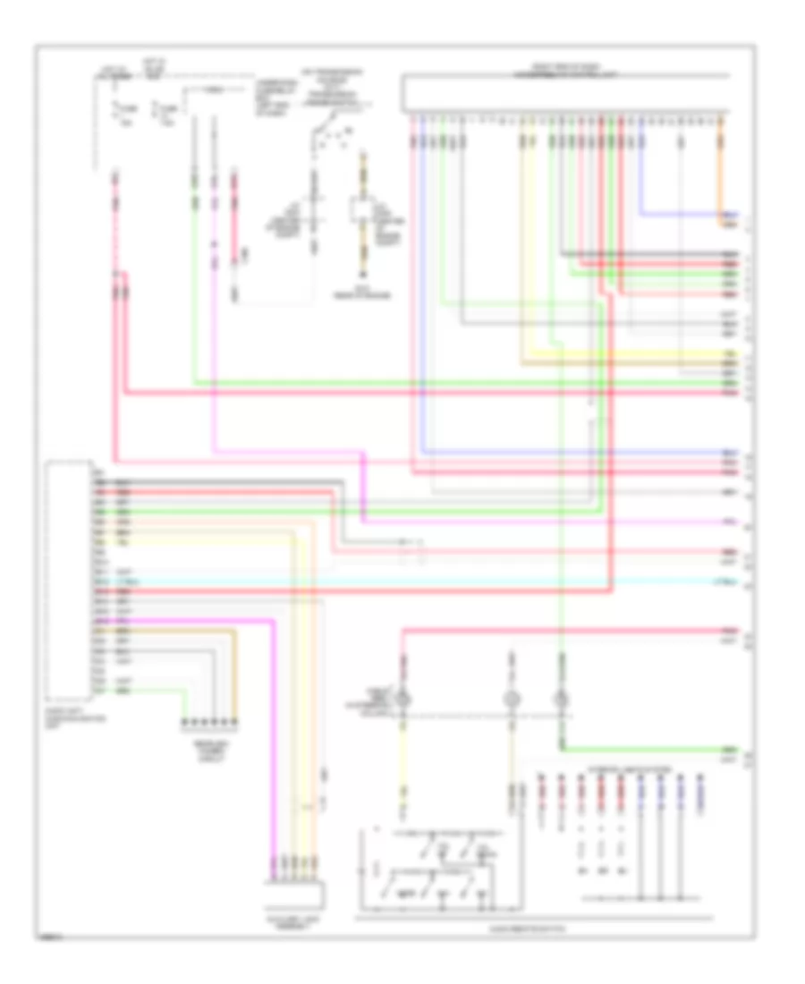 Navigation Wiring Diagram 1 of 3 for Honda CR Z 2013