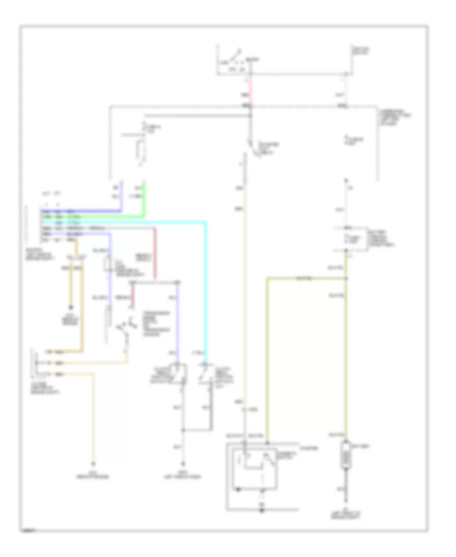 Starting Wiring Diagram for Honda CR-Z 2013