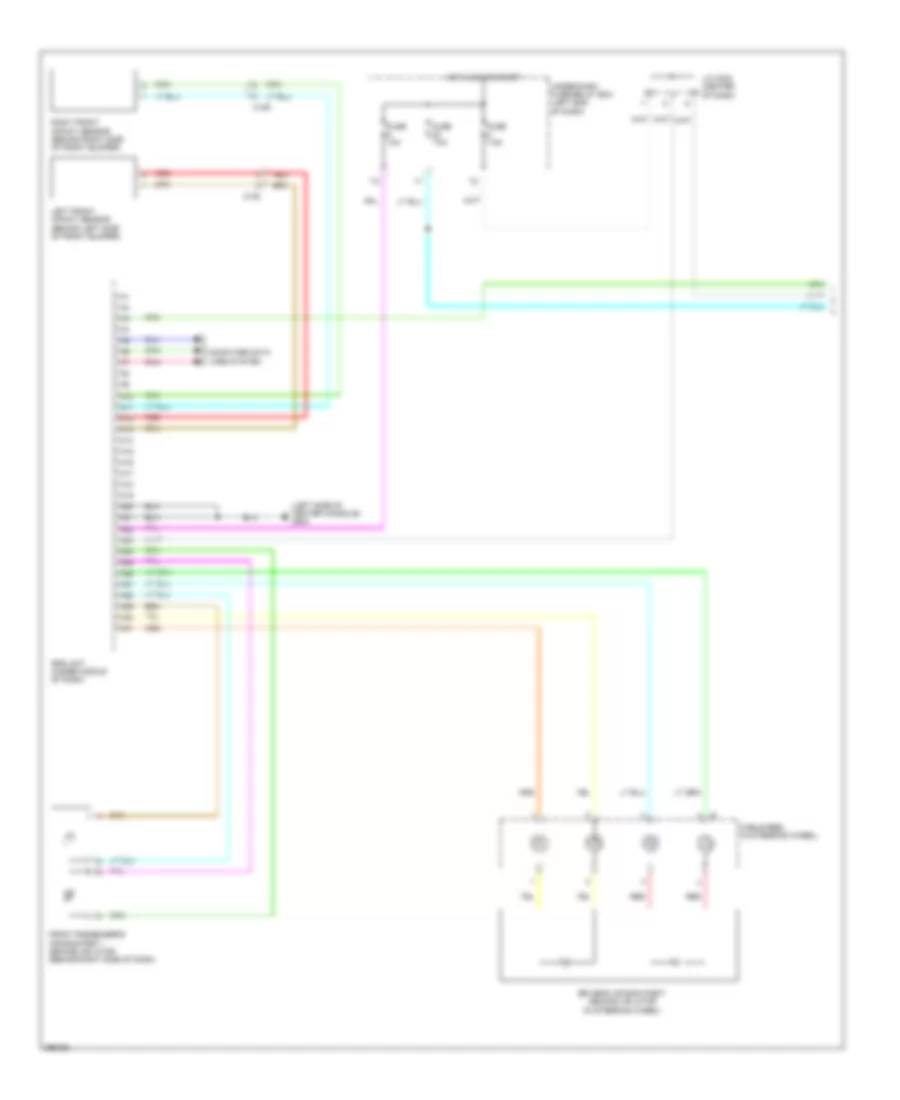 Supplemental Restraints Wiring Diagram 1 of 3 for Honda CR Z 2013