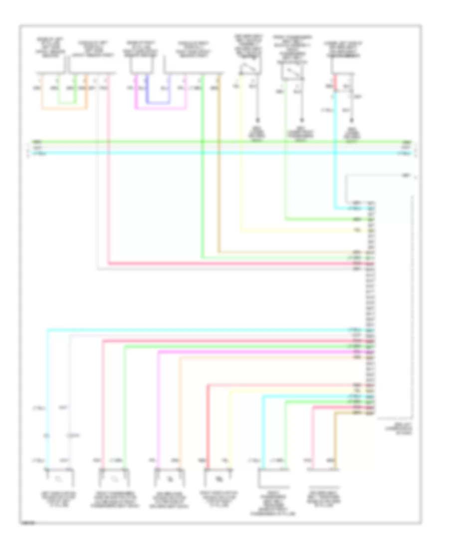 Supplemental Restraints Wiring Diagram 2 of 3 for Honda CR Z 2013