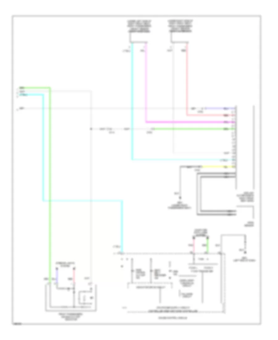 Supplemental Restraints Wiring Diagram (3 of 3) for Honda CR-Z 2013