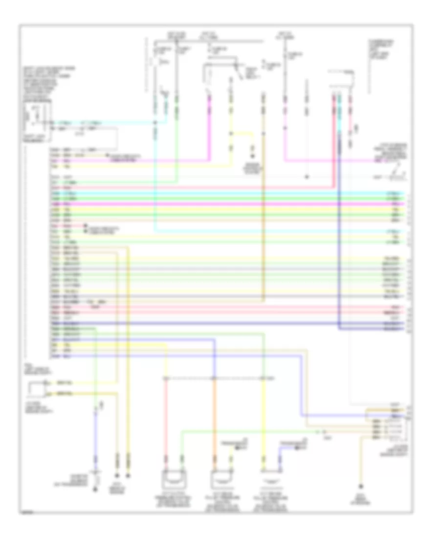 Transmission Wiring Diagram 1 of 2 for Honda CR Z 2013
