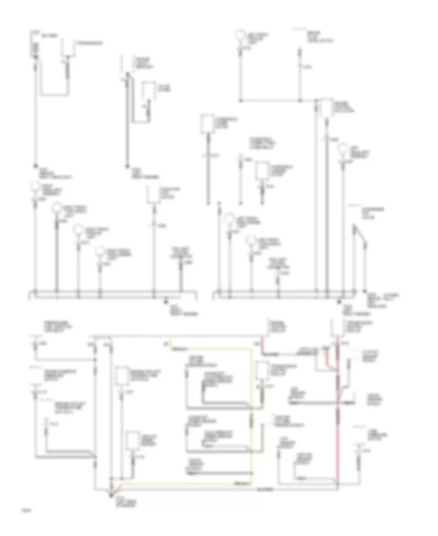 Ground Distribution Wiring Diagram 1 of 4 for Honda Prelude 4WS 1994